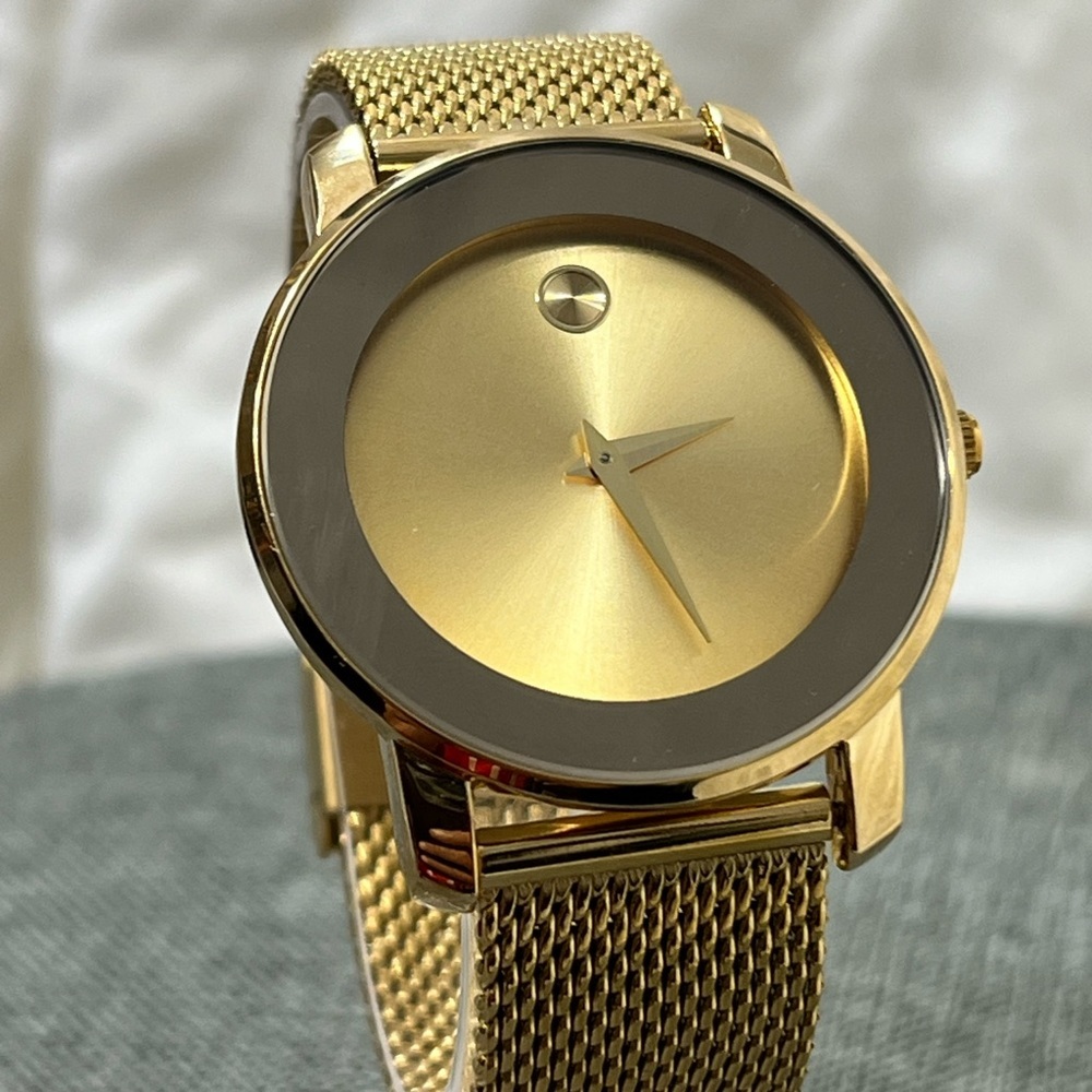 Stainless Steel Fashionable Simple Watch With Mesh Strap, Classic Waterproof. - Picture 5 of 10